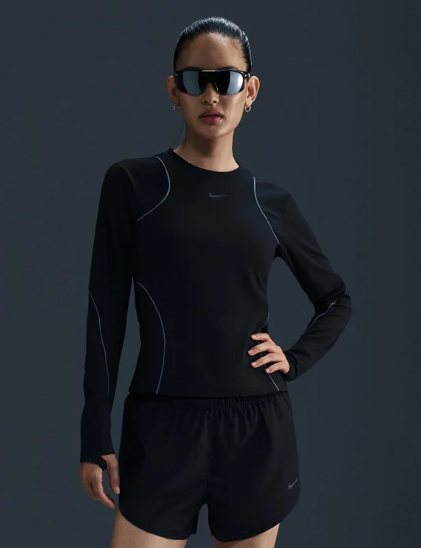 Running Division Long-Sleeve Top - Black Chic Style, Always In Vogue