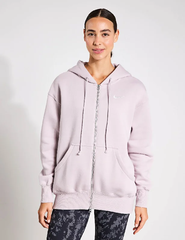 Sportswear Phoenix Fleece Oversized Hoodie - Platinum Violet/Sail Seasonal Trends