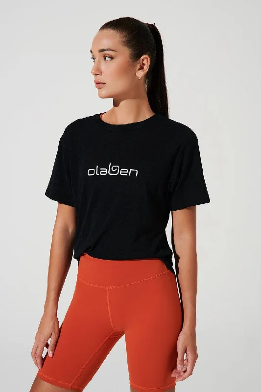 Olaben Athletic Tee - Black Trend Driven Wardrobe