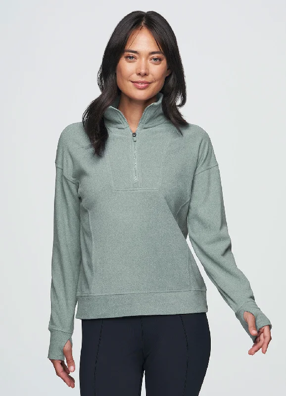 Oliver Plush 1/2 Zip Sweatshirt Beat The Heat In Tropical Styles