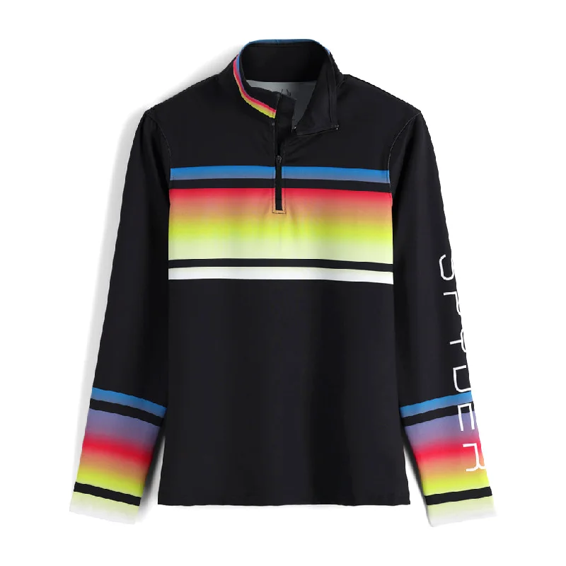 Womens Ombre Half Zip - Black (2022) Final Clearance