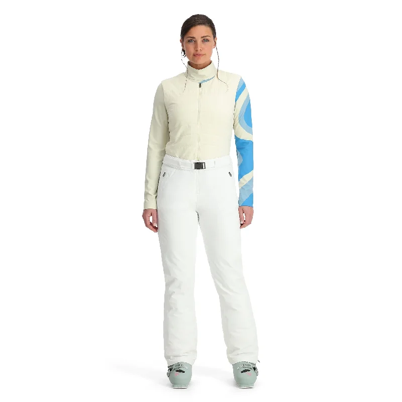 Womens On Piste Bib - White Summer Essentials