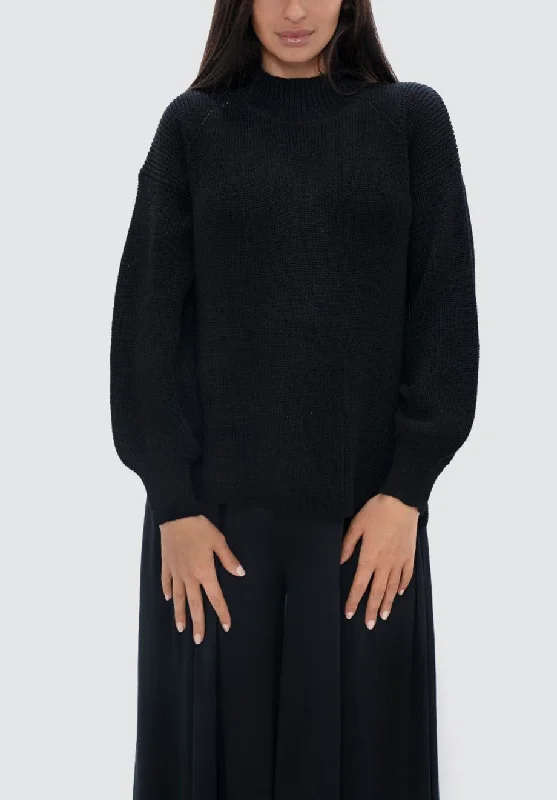 Ottawa Yow - High Neck Sweater | Licorice Comfortable Clothes