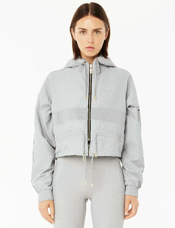 Cropped Man Down Jacket - High Rise Elegant Styles