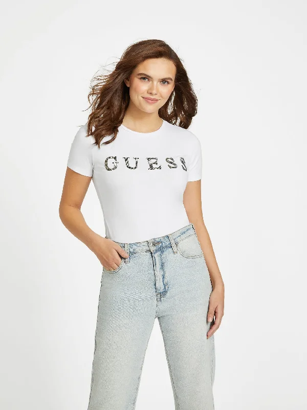 Pepper Rhinestone Logo Tee Seasonal Trend