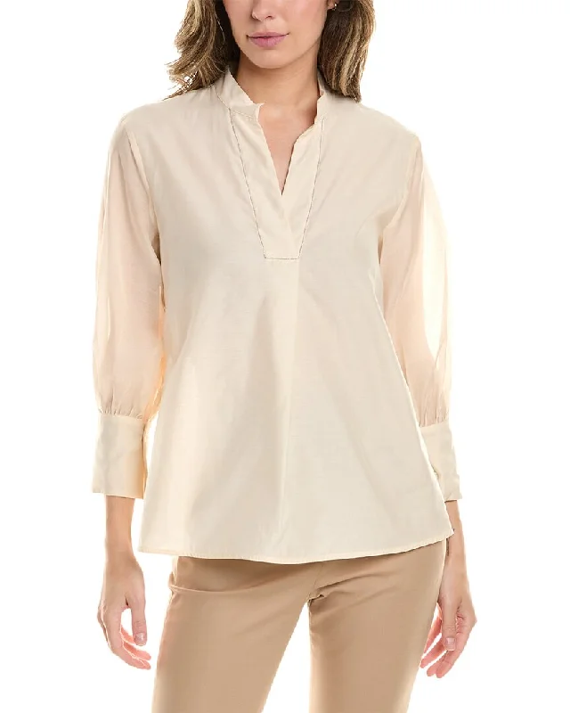 Peserico Silk-Blend Shirt Best Sellers