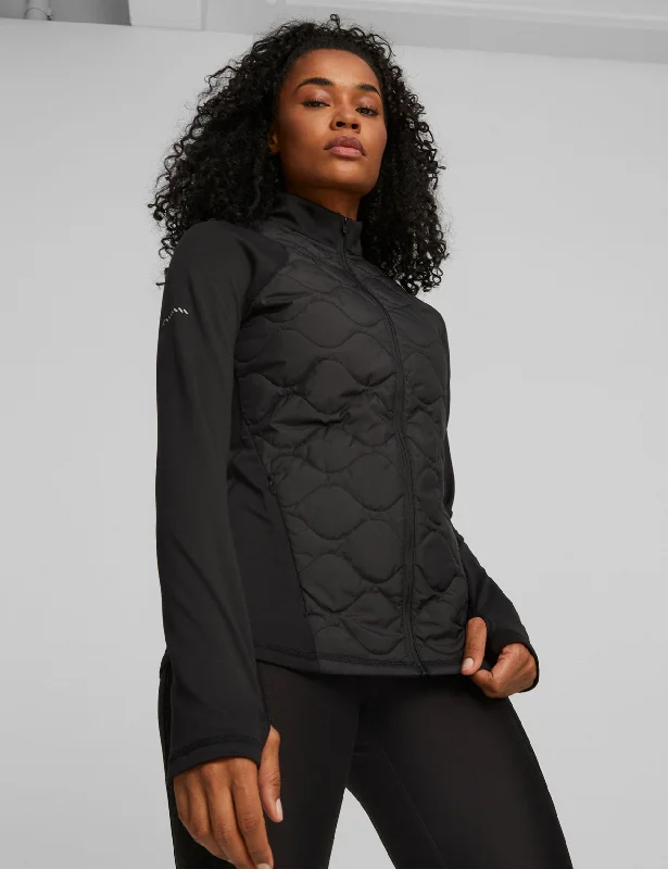 CLOUDSPUN WRMLBL Padded Running Jacket - Black Casual Yet Stylish Separates