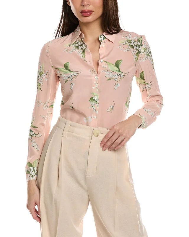 RED Valentino Silk Shirt Stylish Spring Fashion