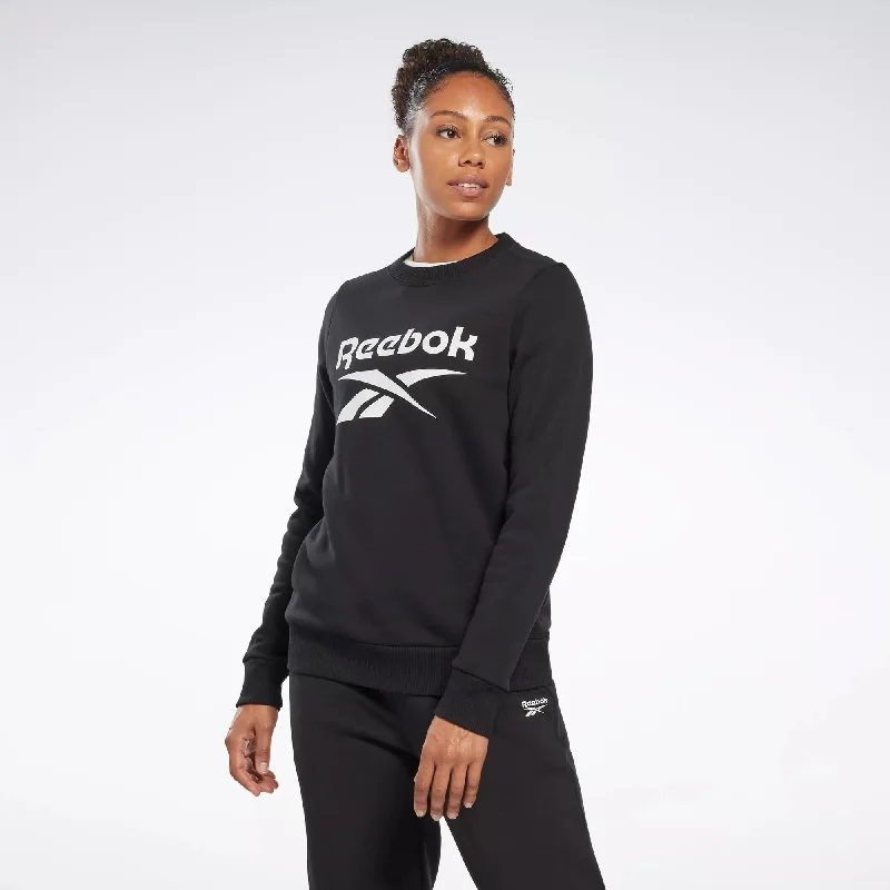 Reebok Identity Big Logo Fleece Crew Sweatshirt Classic Timeless Elegant Style