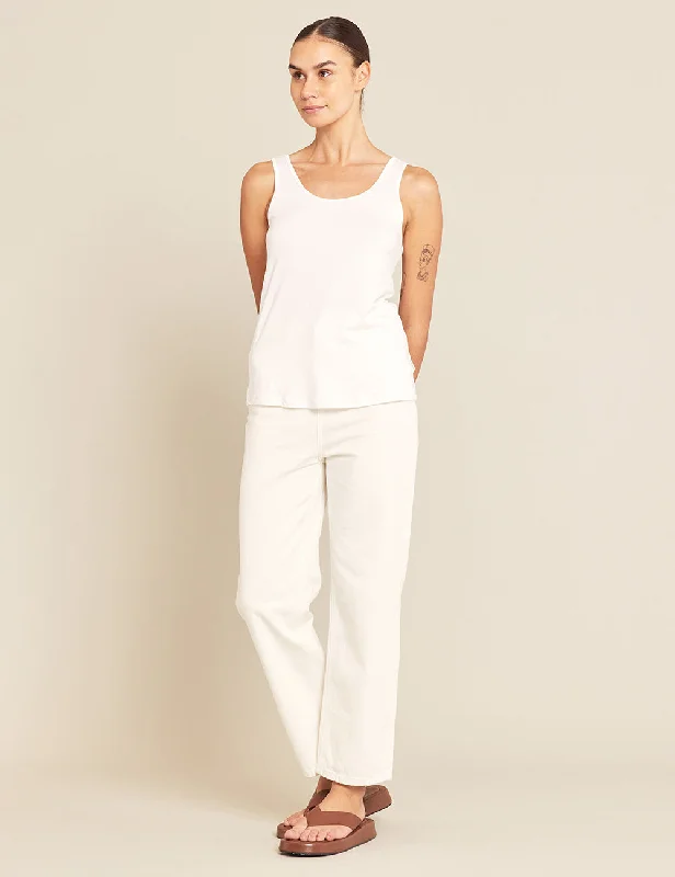 Relaxed Tank - White Wardrobe Refresh