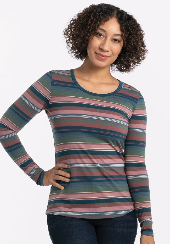 Remi Long Sleeve T-Shirt - Adirondack 2.0 Stripe First Order Discount