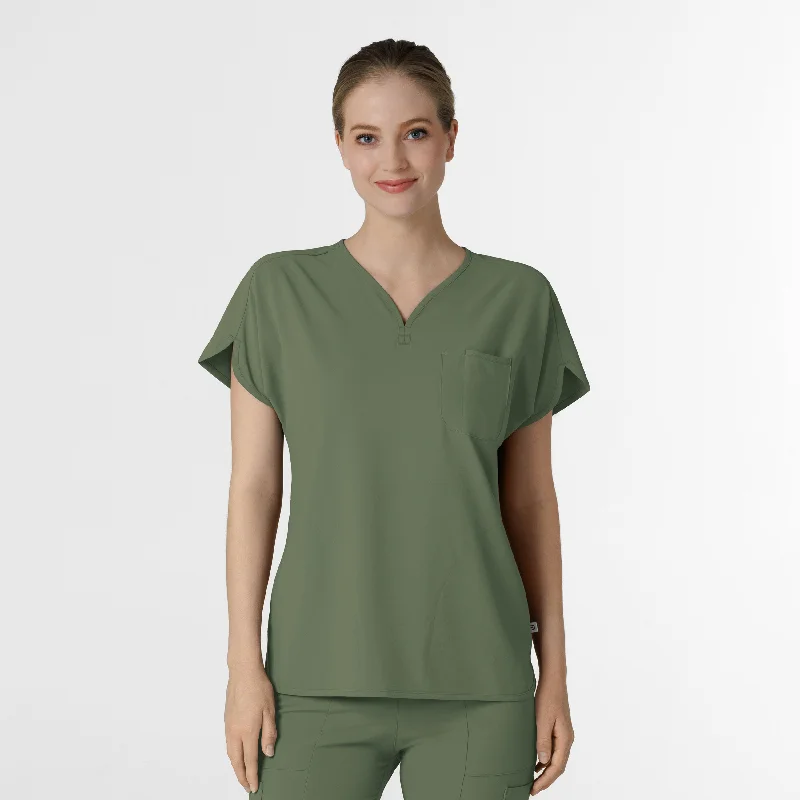 RENEW Women's Dolman Scrub Top - Olive Elevate Your Wardrobe