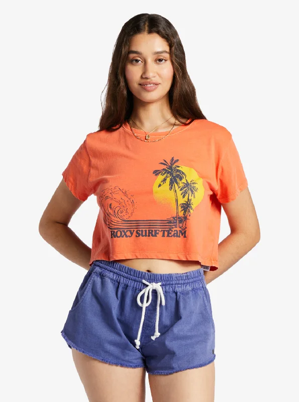 Retro Surf Team Sleeveless Muscle T-Shirt - Tigerlily Women's Fashion Hotspots