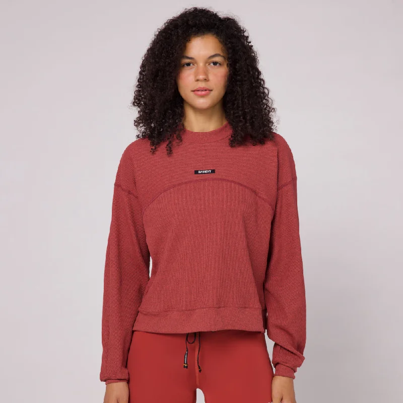 Versa Rib™ Mockneck Pullover Stylish Savings