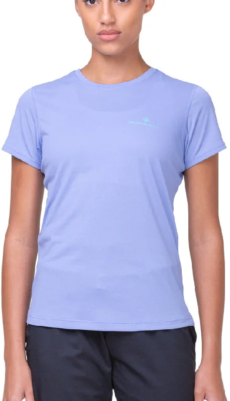 Ronhill Core Short Sleeve Womens Running Top - Blue Spring Fling Sale