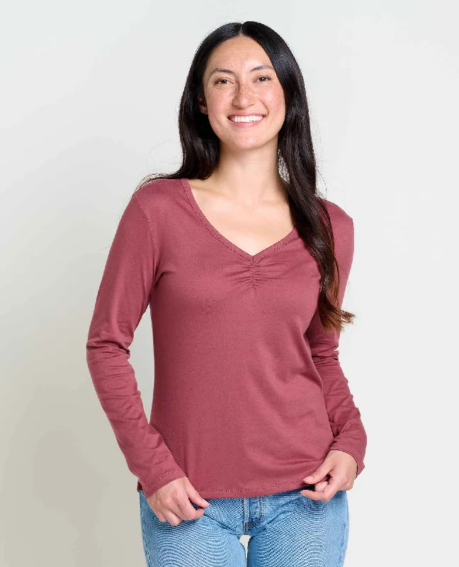 Rose Long Sleeve Tee Fashion Deal