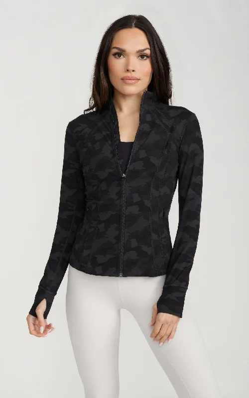 SA Contour Jacket in Black Camo Chic Urban Fashion Look