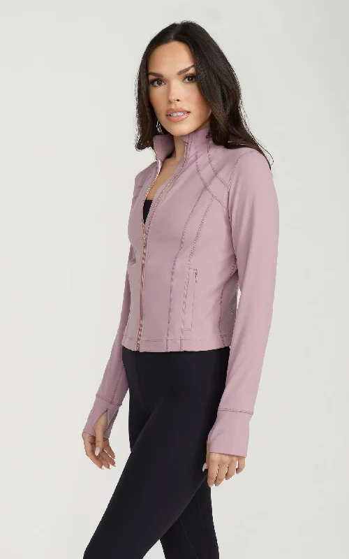 SA Cropped Contour Jacket in Elderberry Ends Soon