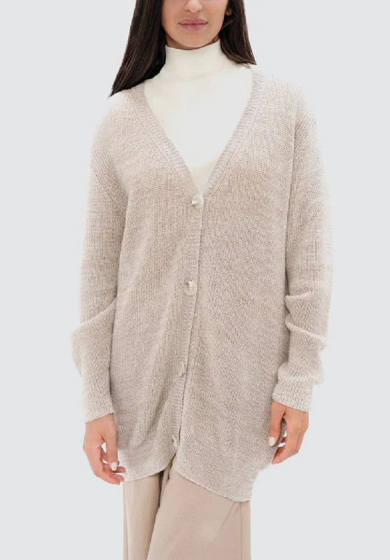 Salzburg SZG - Cocoon Cardigan | Sand Marl Save Big