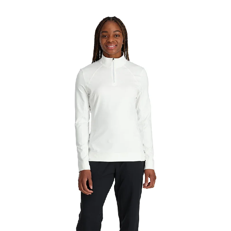 Womens Savona Half Zip - White End Of Month Blowout