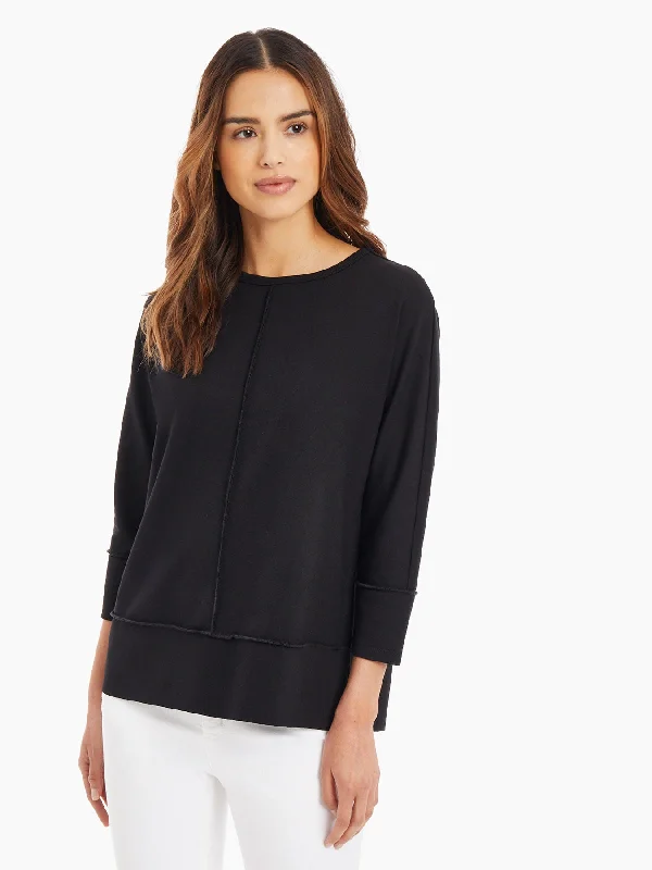 Seam Detail Dolman Tunic Seasonal Fashion