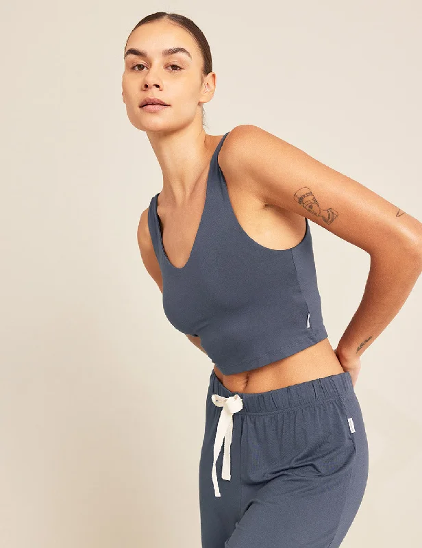 Shelf Bra Crop Top - Storm Flash Sale, Don't Miss