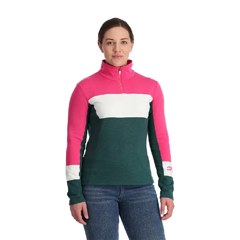 Womens Speed Half Zip - Cypress Green Evening Looks