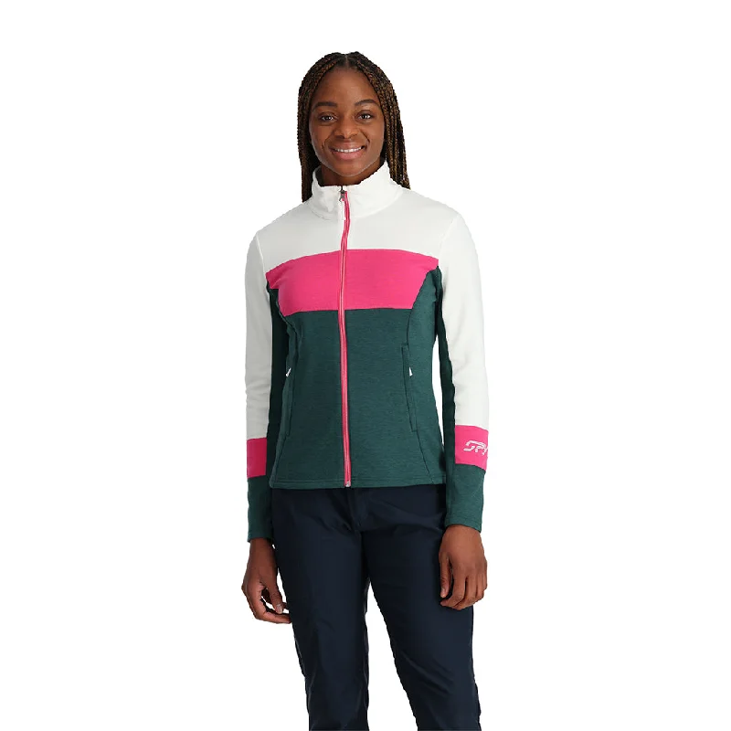 Womens Speed Full Zip - Cypress Green Sophisticated Cut