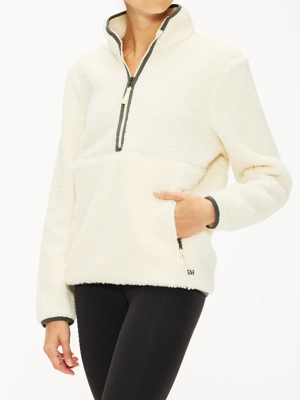 Splits59 Libby Sherpa Half Zip Pastel Styles