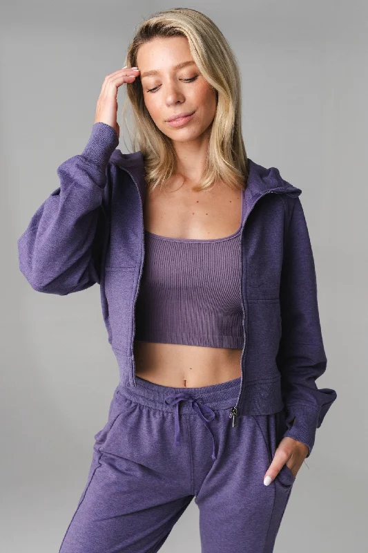 Vitality Studio Zip - Violet Marl Quick Grab Deals