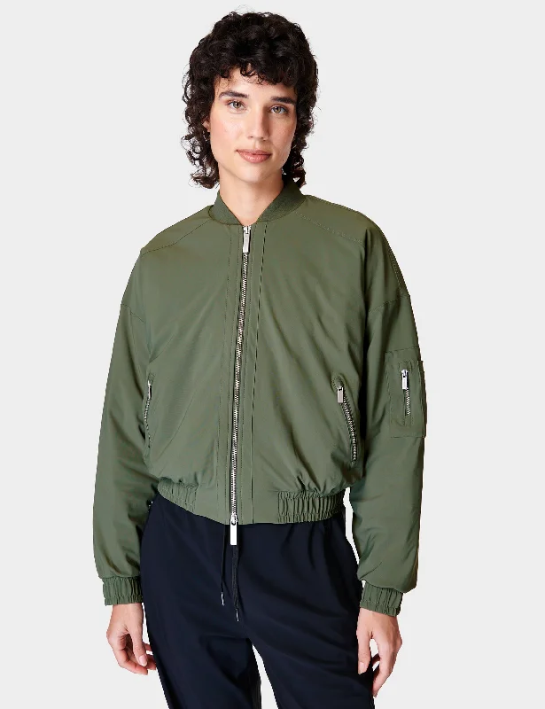 Explorer Bomber Jacket - Ivy Green Trendy And Individual Women's Fashion