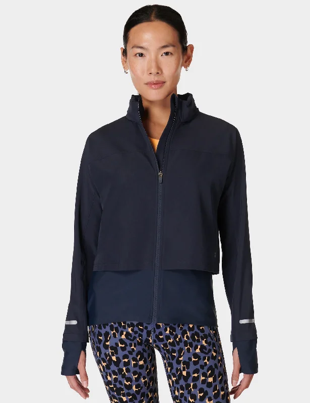 Fast Track Running Jacket - Navy Blue Comfort First Women's Wear