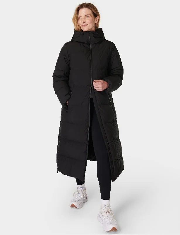 Nimbus Longline Puffer - Black Sophisticated Cut