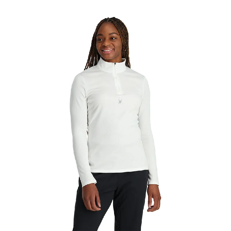 Womens Tempting Half Zip - White Break Fashion Norms