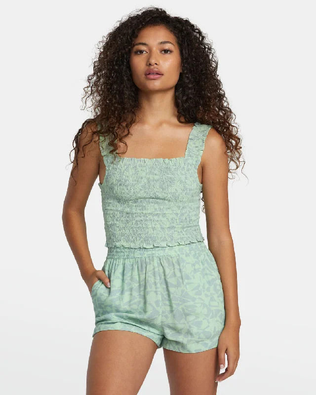 Terrace Eco Tank Top - Seafoam Elegant Ensemble