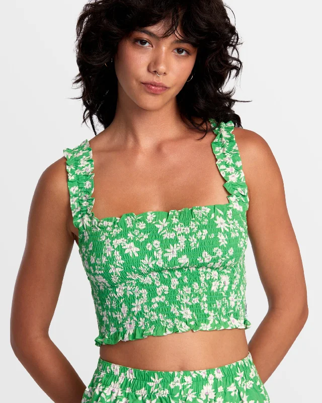 Terrace Eco Tank Top - Classic Green Trendy And Individual Women's Fashion