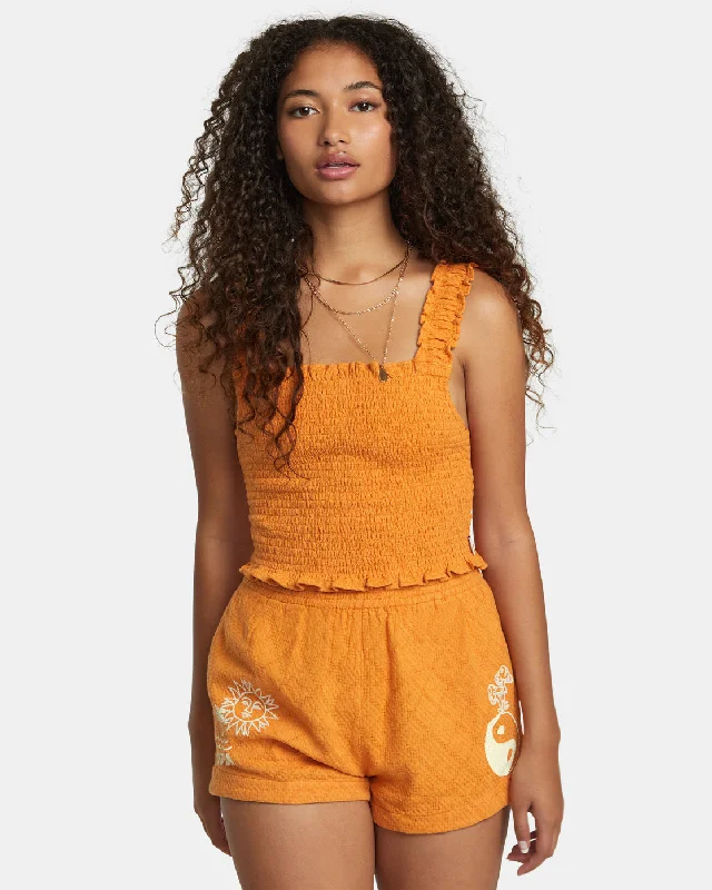 Terrace Tank Top - Tangerine Essentials On Sale