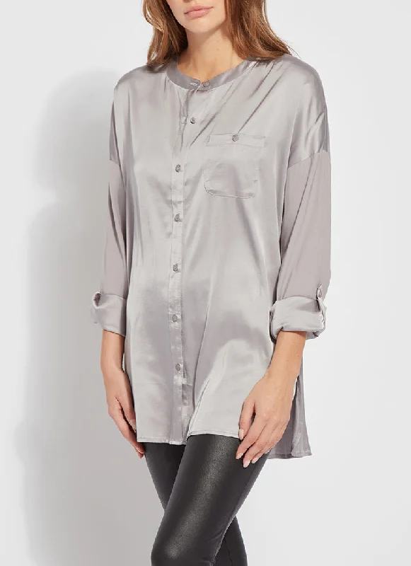 The Eco Satin Shirt Artful Design