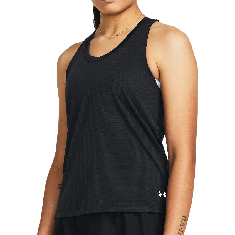 Under Armour Launch Womens Running Vest Tank Top - Black Mother's Day Special