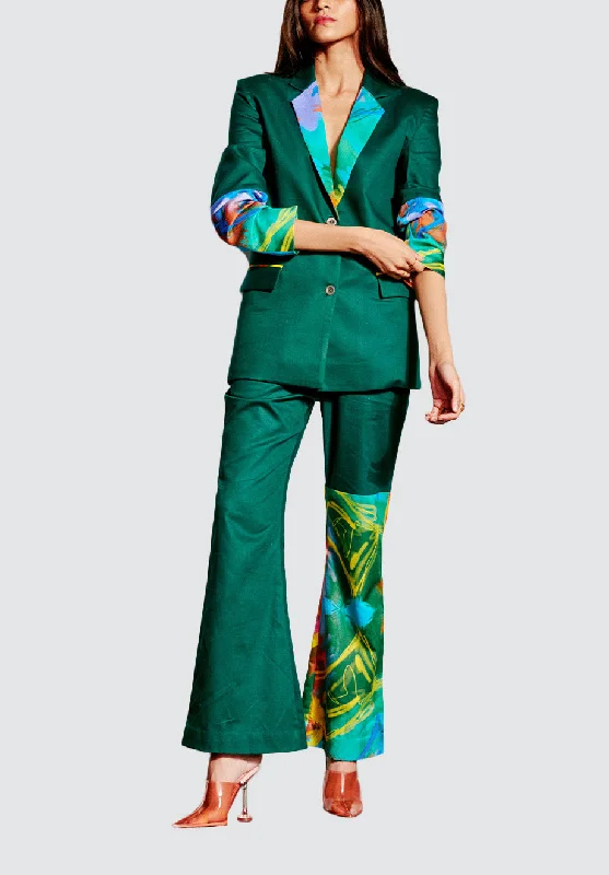 Untitled Patchwork Blazer Fashion Deal