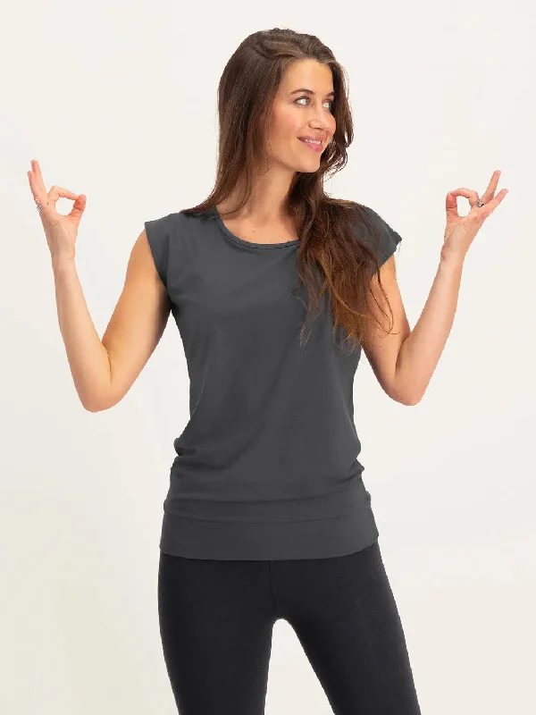 Urban Goddess Asana Yoga Tee - Ash Trend Alert