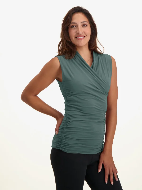 Urban Goddess Good Karma Yoga Top - Forest Evening Looks