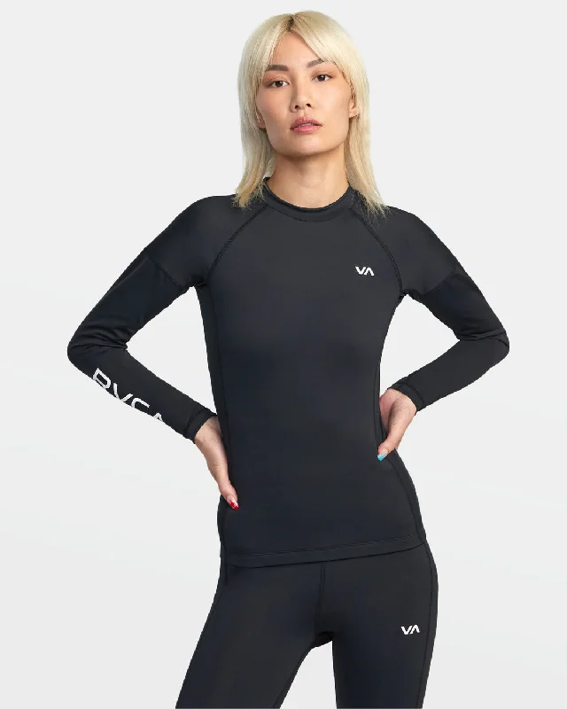 VA Sport Long Sleeve Compression Top - Black Fashion For Every Occasion