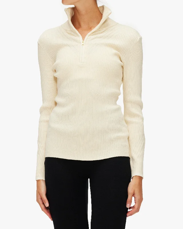 Varley Demi Half Zip Knit Exclusive Sale