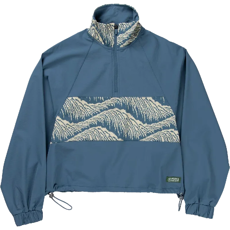 Women's Acadia Waves 1/4 Zip Windbreaker Classic Appeal