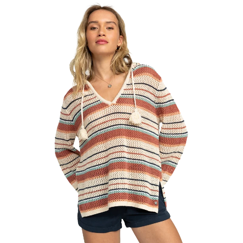 Women's After Beach Break Poncho Hoodie Feminine Flow