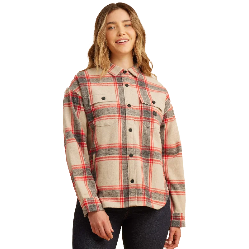 Women's Amberley Flannel Shirt Jacket Elegant Attire