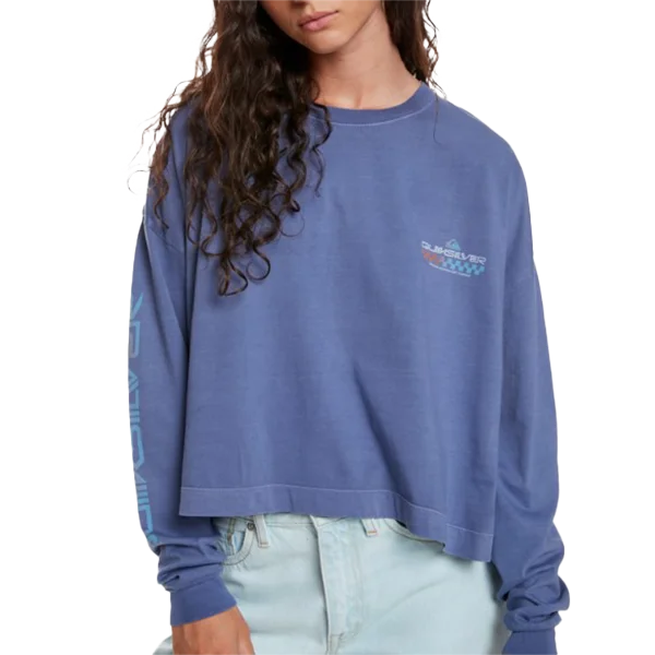 Women's Oversize Cropped Long Sleeve Tee Best Seller