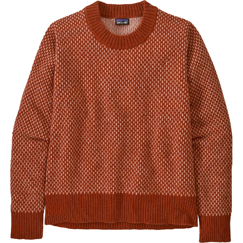 Women's Recycled Wool-Blend Crewneck Sweater Trend Leading Collection