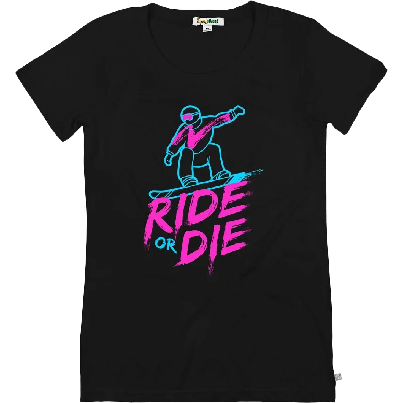 Women's Ride Or Die Tee Sustainable Fashion Extravaganza